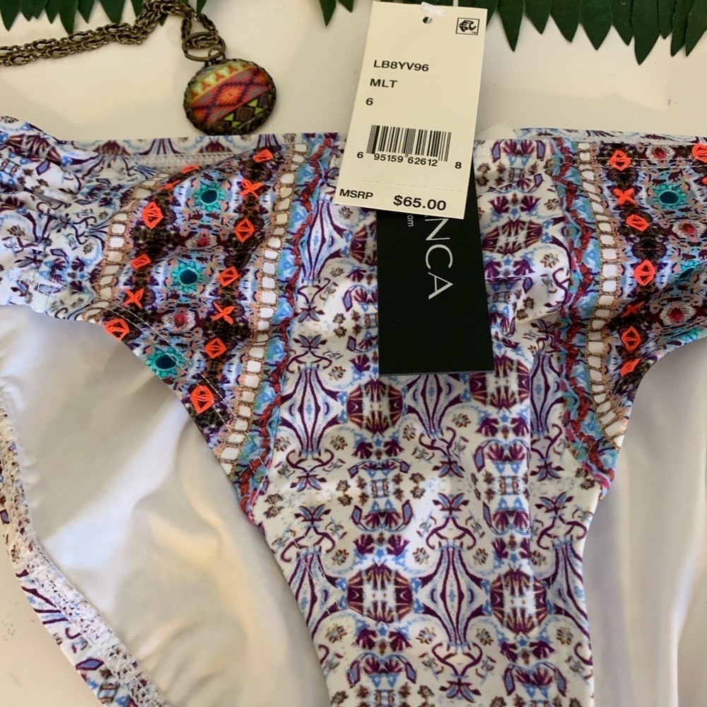 La Blanca Side Shirred Hipster Bikini bottom 6